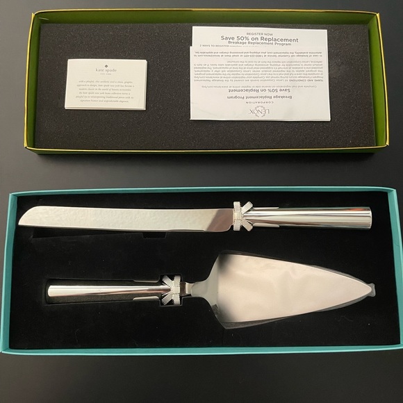 kate spade Other - Kate Spade Cake Cutting Knife Set
